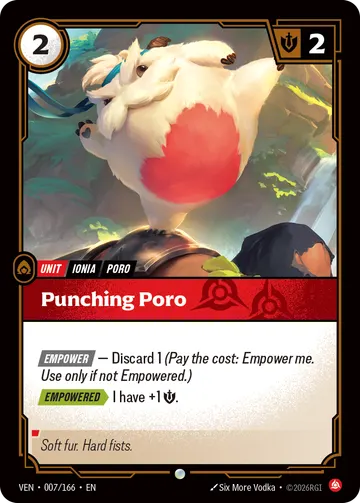 Punching Poro VEN