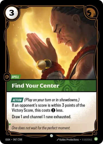 Find Your Center OGN