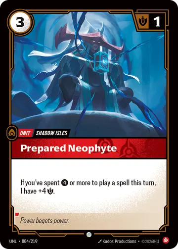 Prepared Neophyte UNL