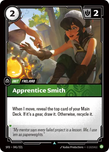 Apprentice Smith SFD