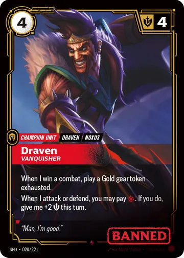 Draven, Vanquisher SFD