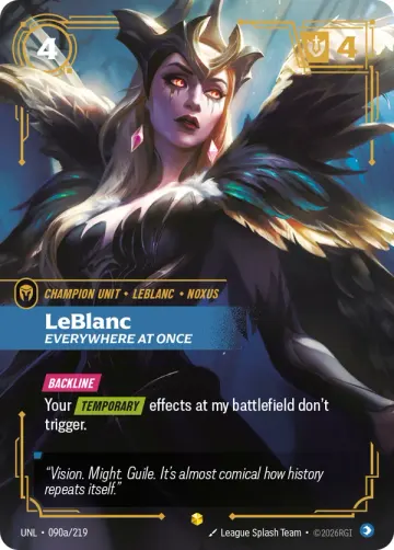 LeBlanc, Everywhere at Once UNL