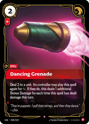 Dancing Grenade UNL
