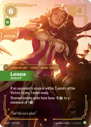 Leona, Zealot OGN