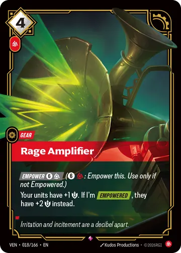Rage Amplifier VEN