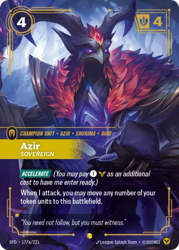 Azir, Sovereign SFD