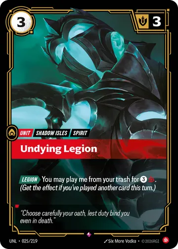 Undying Legion UNL