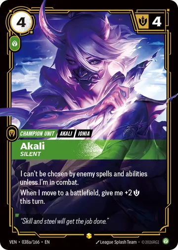 Akali, Silent VEN