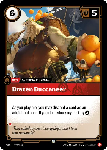 Brazen Buccaneer OGN