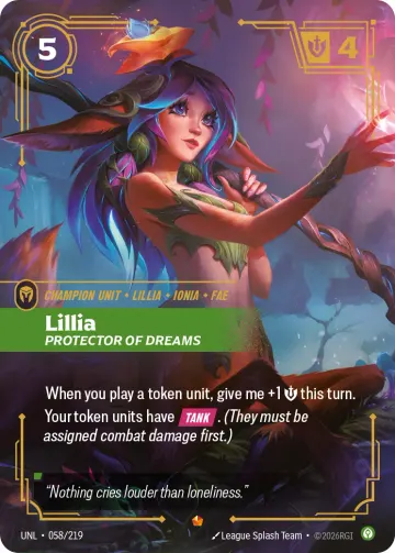 Lillia, Protector of Dreams UNL