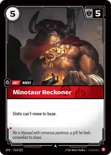Minotaur Reckoner SFD
