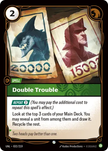 Double Trouble UNL
