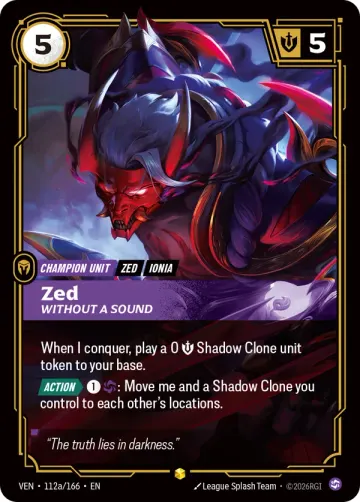Zed, Without a Sound VEN
