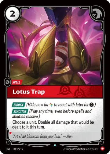 Lotus Trap UNL