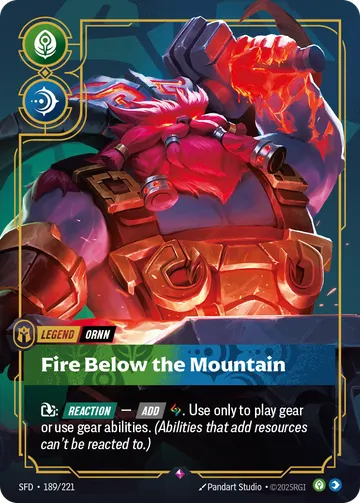 Legend của Ornn, Fire Below the Mountain — MICE TheManLand — RQ LA #8 (pre-Radiance)